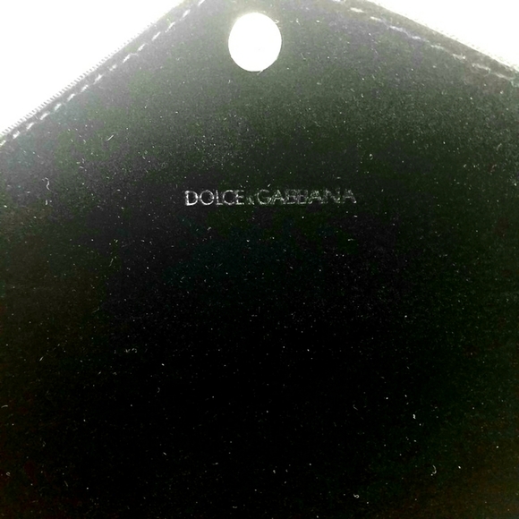 Dolce & Gabbana Black Fabric Semi-Rigid Envelope Style Eyewear Case - Picture 5 of 7